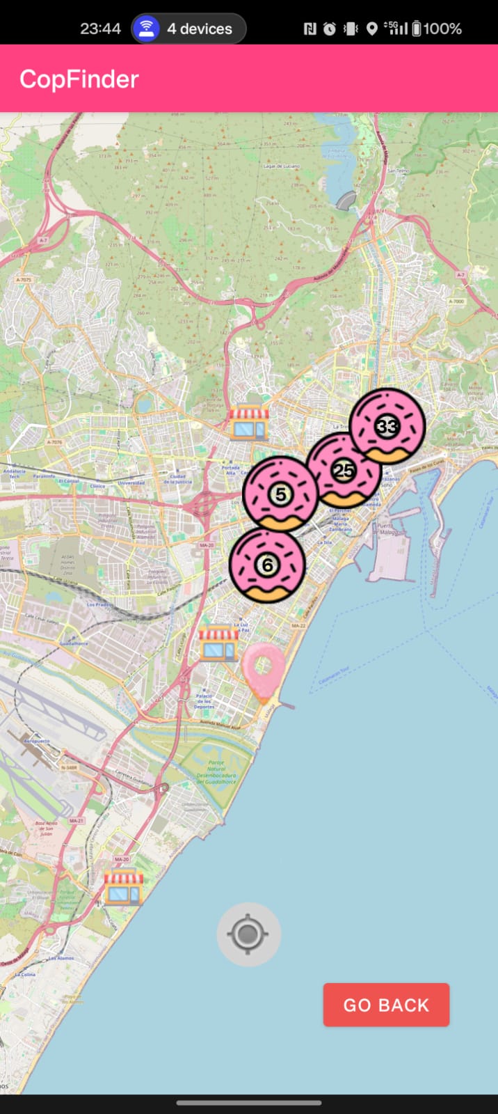 CopFinder - Mobile Donut Shop Locator preview